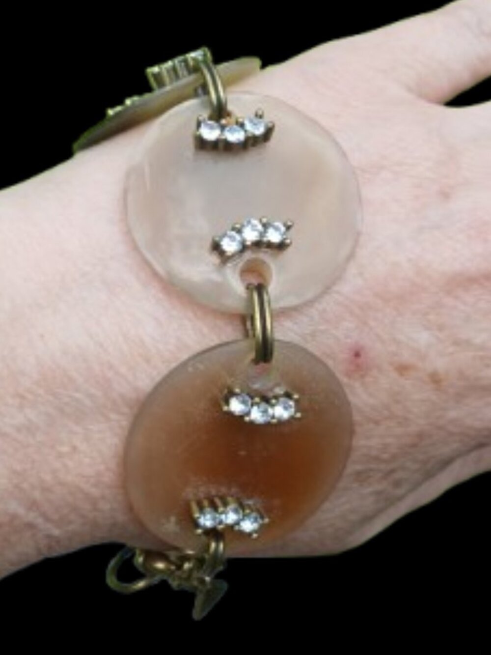 Silpada K and R Embellished  Bracelet with Swarovski crystals bold fierce